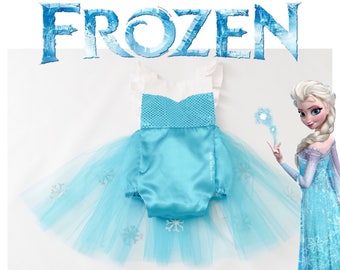 Frozen Romper / Elsa Inspired Romper / Disney Inspired Romper