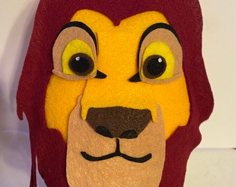 Mufasa beanie, Mufasa, Mufasa Lion King, Simba, Adult Simba Beanie, Simba costume, Mufasa costume, Lion King costume, Lion King hat