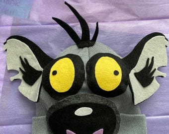 ed beanie, ed costume, lion king hat, lion king costume, shenzi costume, banzai costume, hyena, lion king hyena
