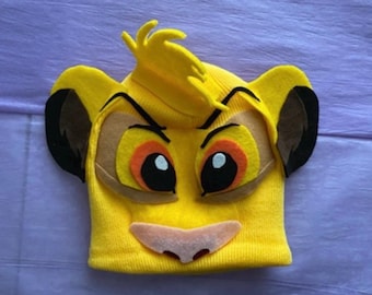 simba beanie, simba costume, lion king hat, lion king costume, lion king kid costume, lion king adult costume
