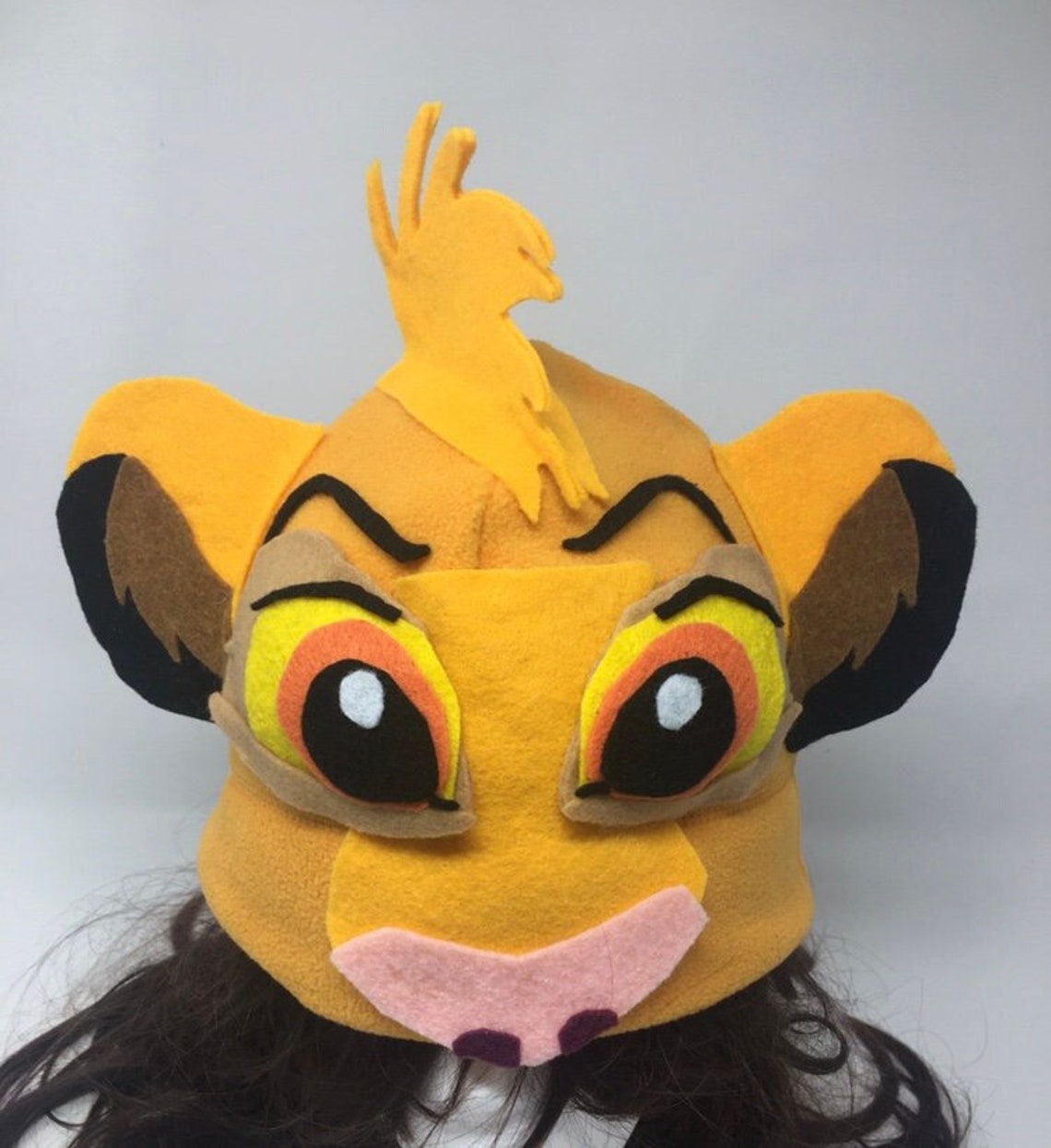 Simba Beanie Simba Costume Lion King Hat Lion King Costume Etsy