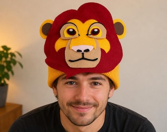 Simba hat, Adult Simba hat, Simba costume, Adult Simba Costume, Lion King hat, Lion King costume, Lion King Halloween