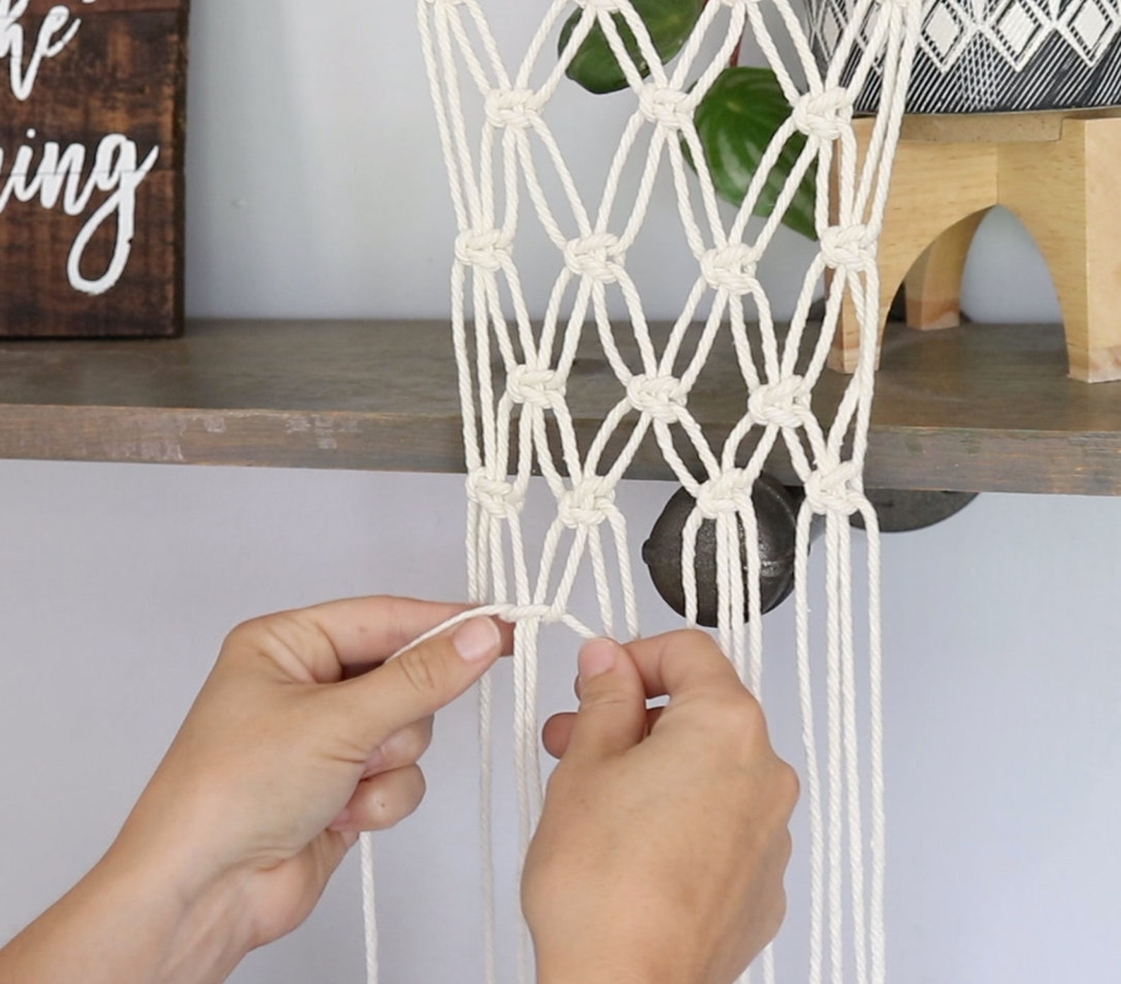 Macrame Fruit Hammock / Macrame Fruit Hammock KIT / DIY Etsy