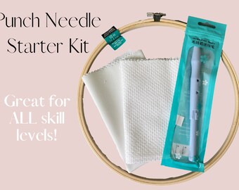 Punch Needle Kit | Punch Needle Rug Kit | Punch Needle Embroidery Kit | Punch Needle Fabric