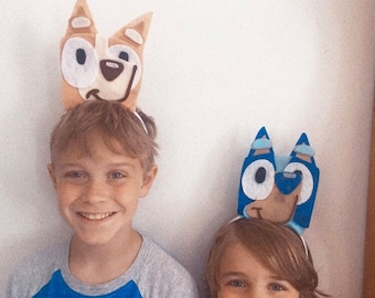 Bluey headband, Bluey costume, Bluey kids costume, Bluey halloween costume, Bluey, family halloween costume