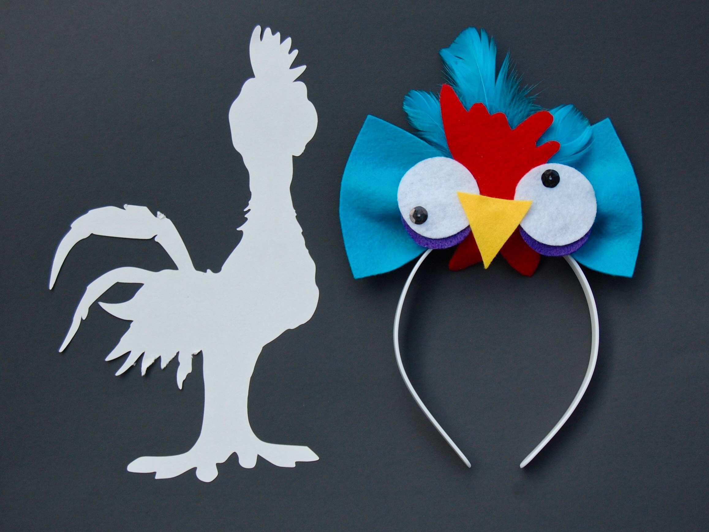 Moana Hei Hei Costume Hei Hei Costume Moana Headband Etsy Moana Hei Hei Costume Hei Hei Costume Moana Headband Etsy