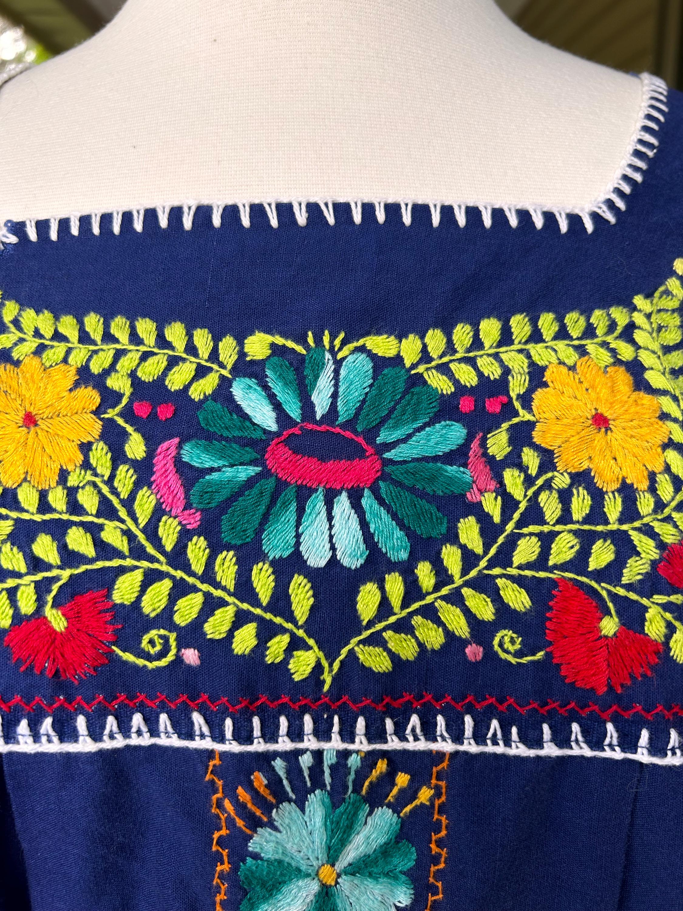 mexican embroidered shift dress Daniela Floral Dress main image 0