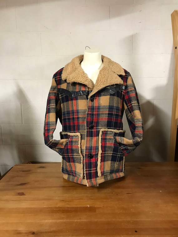 Sherpa Lined Plaid Jacket
