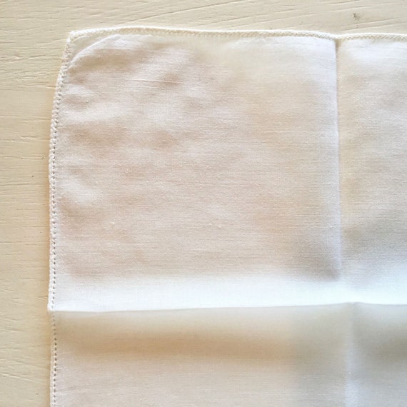 Antique Linen Embroidered Handkerchief, Yellow Fl… - image 5