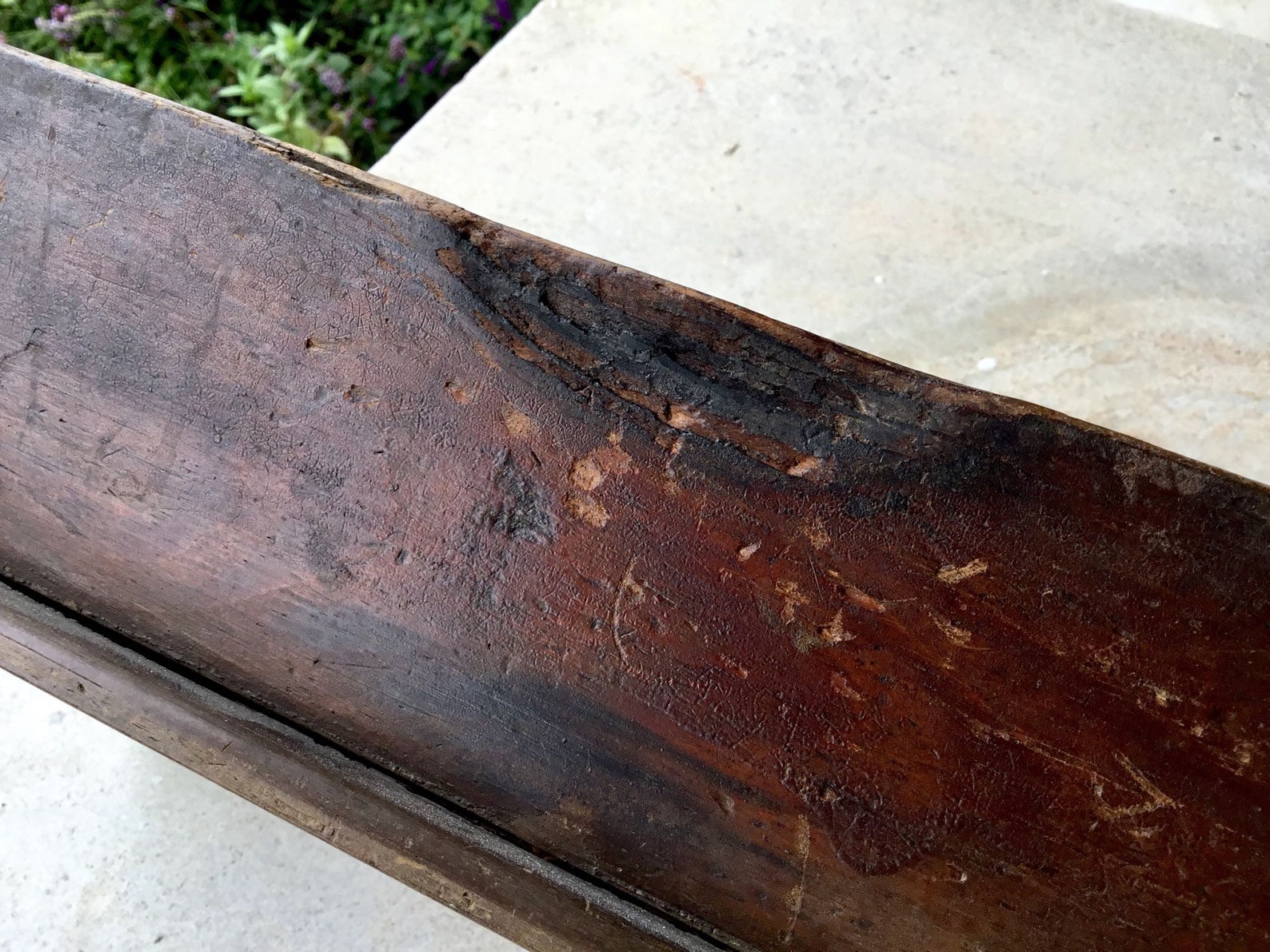 Antique Early Wooden Cutlery Tray American Carrier Primitive Etsy