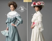 Butterick B5970 Victorian Edwardian Period Misses 39 Ruffled Tops Skirts