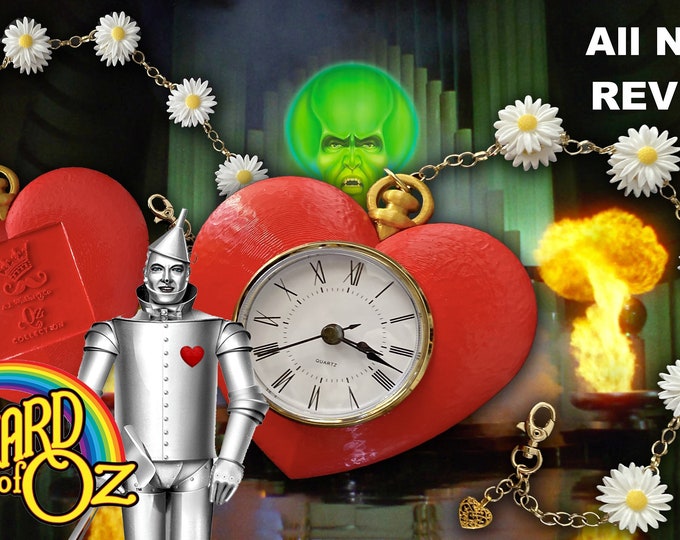 Wizard of Oz Tin Man #39 s Deluxe Testimonial Heart With a REAL WORKING