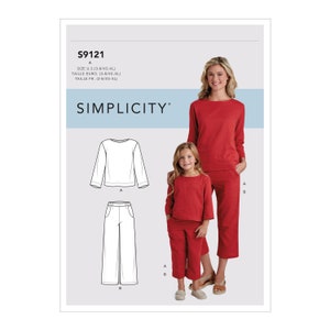 Top e pantaloni per bambine e ragazze - Simplicity S9121
