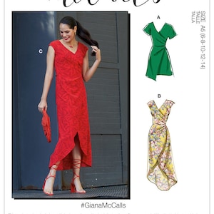 McCall's M8088 Misses' Wrap Front Dresses