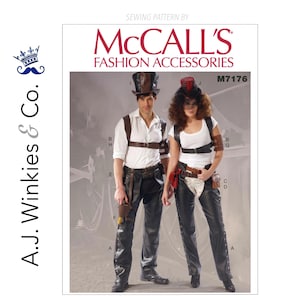 Chaps, Harness, Pouches, Holster, Armbands, and Hats - McCall's M7176