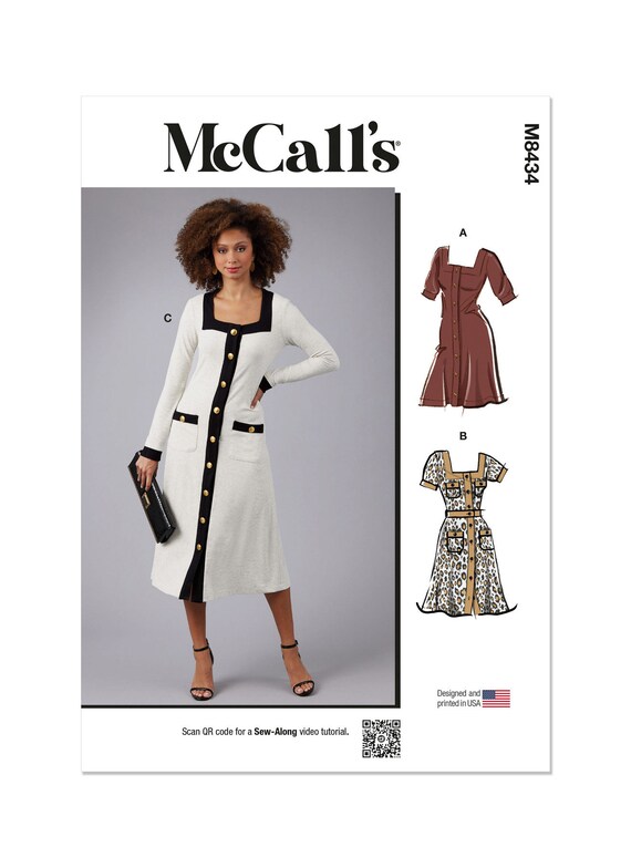 Misses' Knit Dresses - McAll's M8434