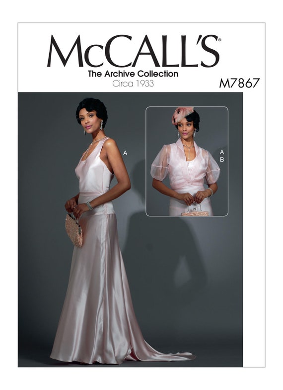 Mccall's M7867 | Misses' Very Close-fitting Dress and Jacket - Etsy