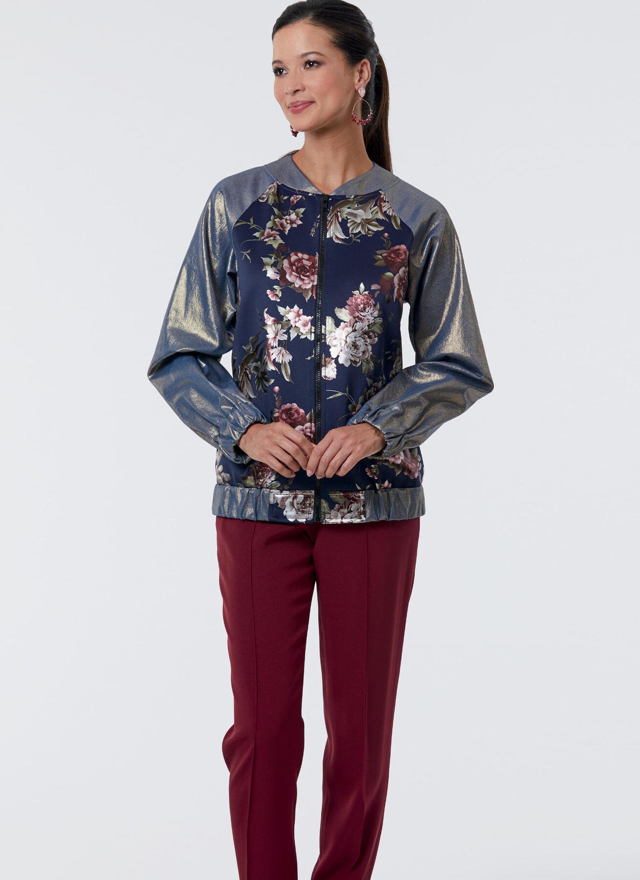 See & Sew B6618 Misses' Baseball Styled Jackets Size (6-22 See & Sew B6618 Misses' Baseball Styled Jackets Size (6-22