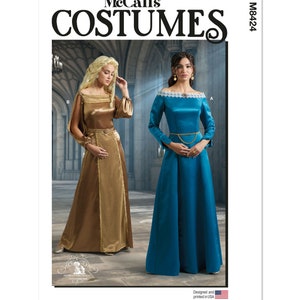 Misses&#39; Medieval Dress Costume - McCall&#39;s M8424