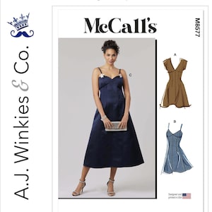 Misses’ Dress with Sleeve and Length Variations - McCall&#39;s M8577