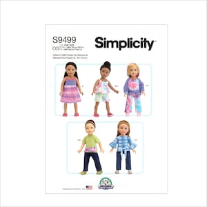 18&quot; Doll Clothes - Simplicity S9499