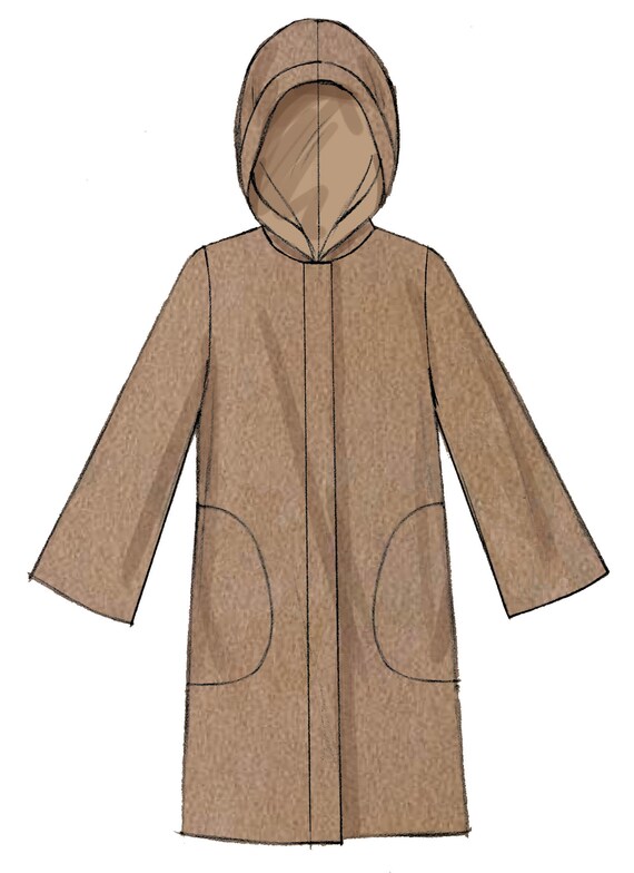 McCall/'s Pattern M7481 Ms Lined Vest /& Coats w//Hood~Sleeve~Contrast~Pocket Opts