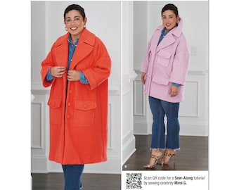 Manteau pour femme en deux longueurs par Mimi G Style - Simplicité S9824