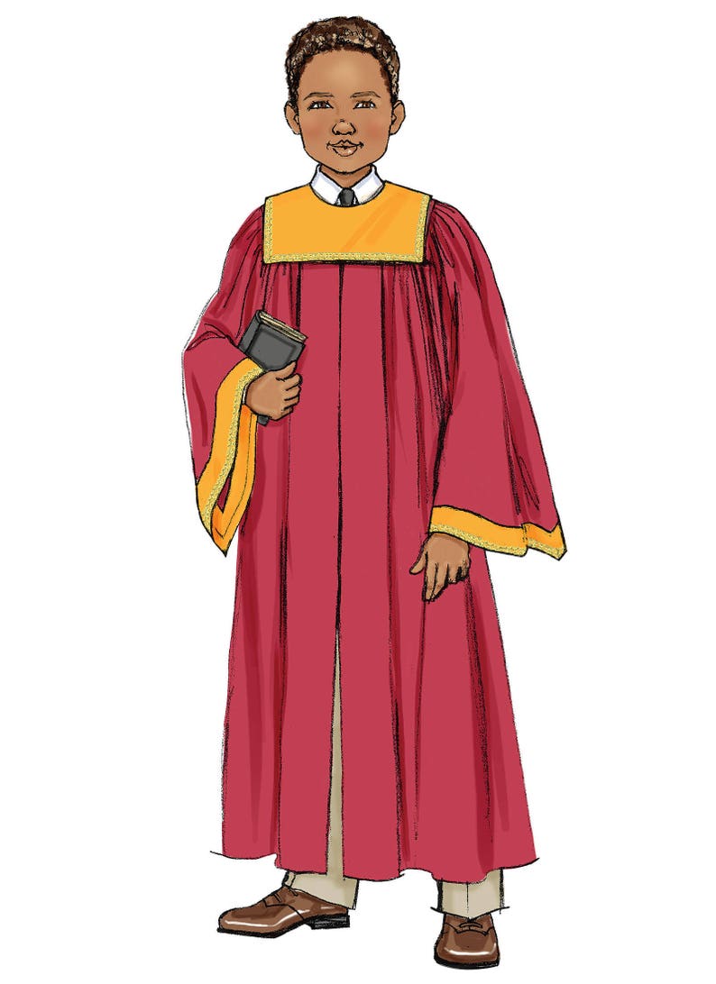 Butterick B4542 Choir Robes and Collar for Etsy