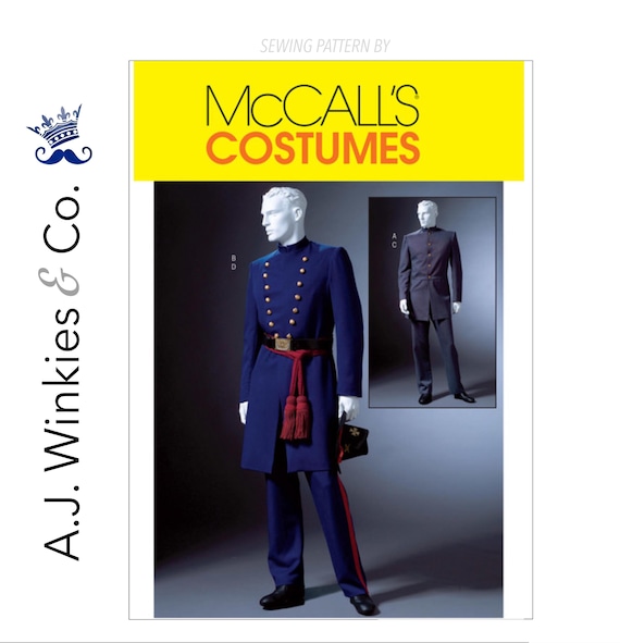 Civil War Blue & the Gray Coat and Trousers - Mccall's M4745 - Etsy
