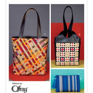 Butterick B6607 Ribbon Bags
