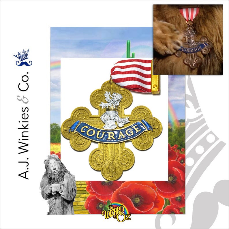 Courage Lion Medal Badge – Magic Vision LLC