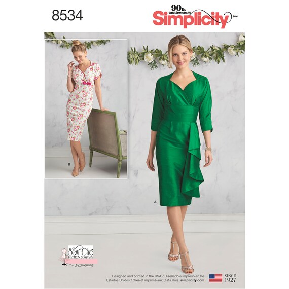 Simplicity 8534 Misses' Dresses - Etsy