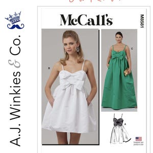 Misses’ and Women’s Dress in Two Lengths - McCall&#39;s M8581