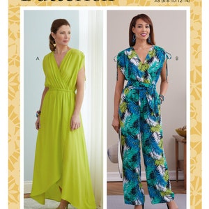 Misses&#39; Dress, Jumpsuit & Sash - Butterick B6756