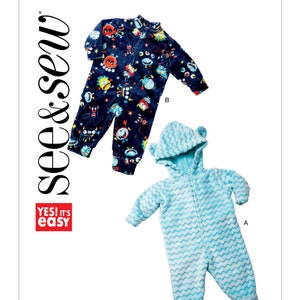 See & Sew Infants Bunting Size Size Combinations: A (Newborn-S-XL)
