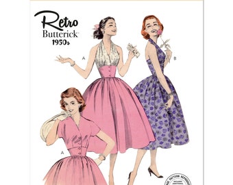 Misses’ 50s Dress and Bolero Jacket - Butterick B6923 - Etsy