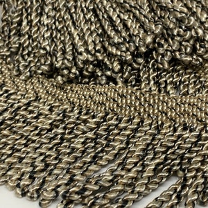 Conso 3&quot; (76mm) Dark Brown & Beige Bullion Fringe