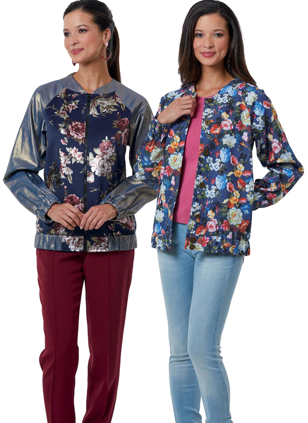 See & Sew B6618 Misses' Baseball Styled Jackets Size (6-22 See & Sew B6618 Misses' Baseball Styled Jackets Size (6-22