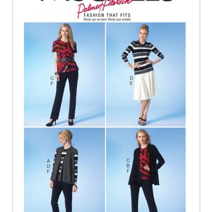 McCall&#39;s M7059 | Misses&#39; Vest, Jacket, Tops, Skirt and Pants