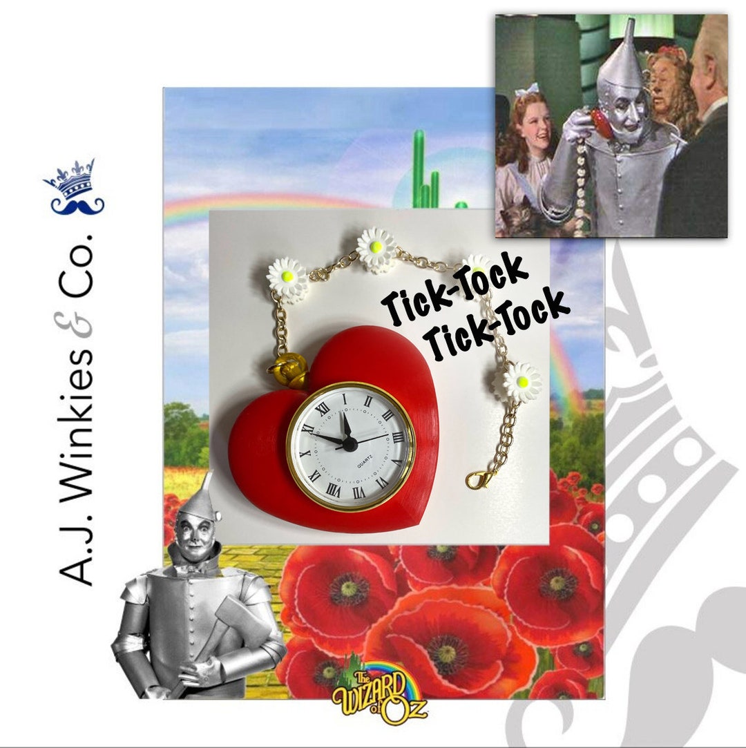 Wizard of Oz Tin Man's Deluxe Testimonial Heart With a Etsy