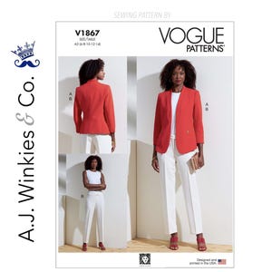 Misses’ Jacket and Trousers - Vogue V1969