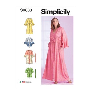 Women&#39;s Caftans and Wraps - Simplicity S9603