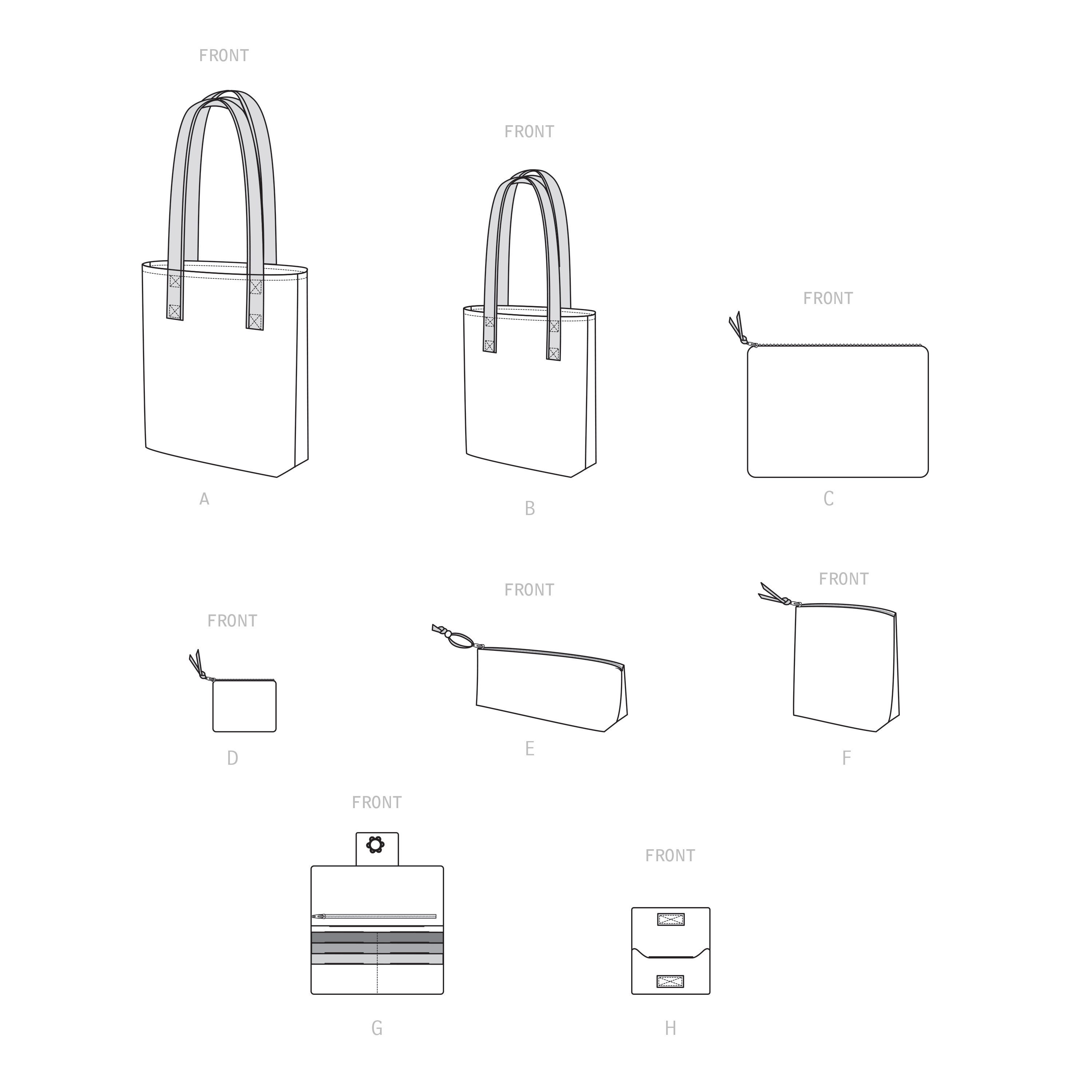 Simplicity S9408 (aka Kwik Sew K4299) Bags & Small