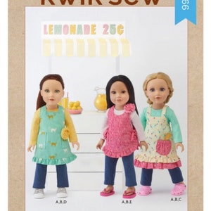 Kwik Sew K4366 18&quot; Doll Clothes