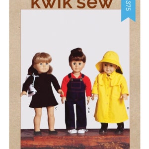 Kwik Sew K4375 18&quot;Puppenkleidung