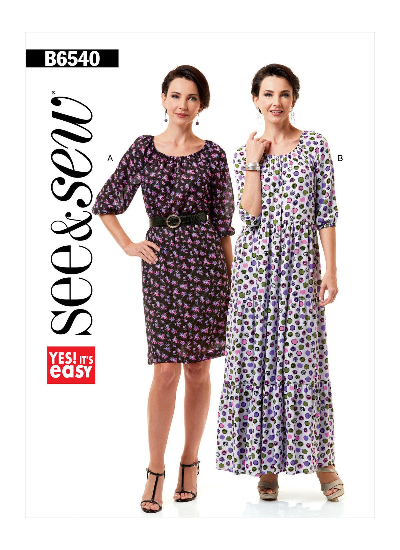 See & Sew / Butterick B6540 Misses' Dresses - Etsy
