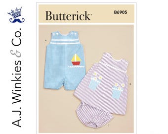 Baby Overalls, Dress and Panties - Butterick 6905