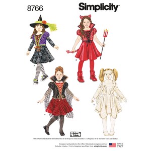 Beloved Classic Costumes for Children - Simplicity 8766
