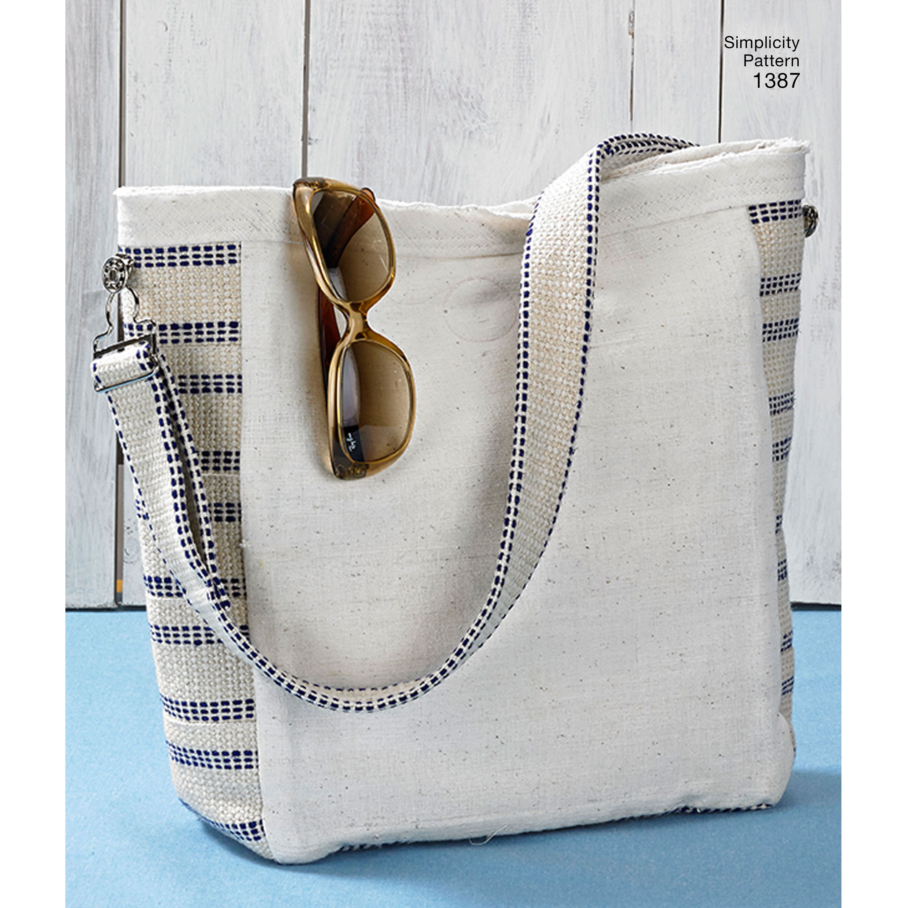 Simplicity 1387 / Kwik Sew K4289 Nautical Bags in Assorted