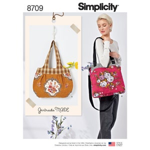 Simplicity 8709 Gertrude Made Bags